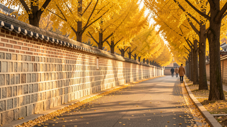 德壽宮石牆路 08:00 開拍、江南 3 間走 6 分鐘內到地鐵：首爾 11 月紅葉 4 天 3 夜實價